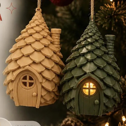 Casinhas de Natal que acendem